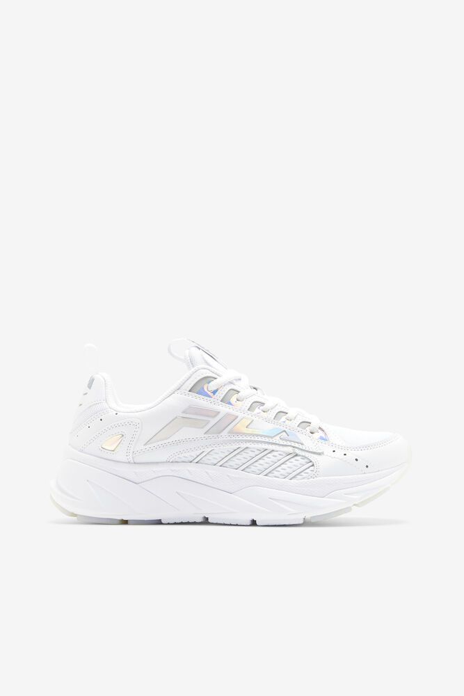 Fila Trainers Womens White Surefire Iridescent - Ireland 69310-GEIZ